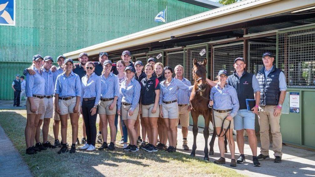 The Yarraman Stud team who were behind the Shadwell dispersal on Thursday