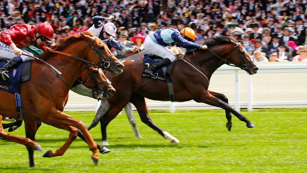 Accidental Agent - Charles Bishop wins from Lightning Spear - Oisin MurphyThe Queen Anne Stakes (Group 1) (British Champions Series)   Royal Ascot 19/6/2018©cranhamphoto.com