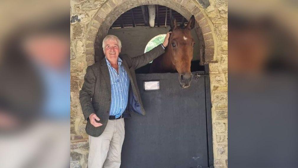Pete The Feat: in his favourite stable with co-owner Peter Smith