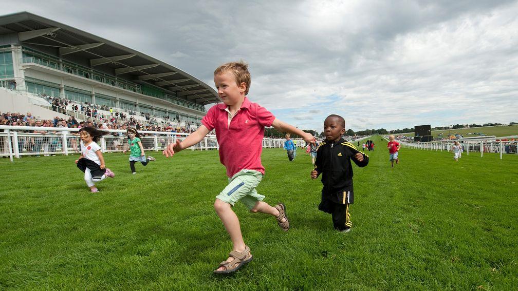 The owners of tomorrow? Children enjoying a day out at Epsom