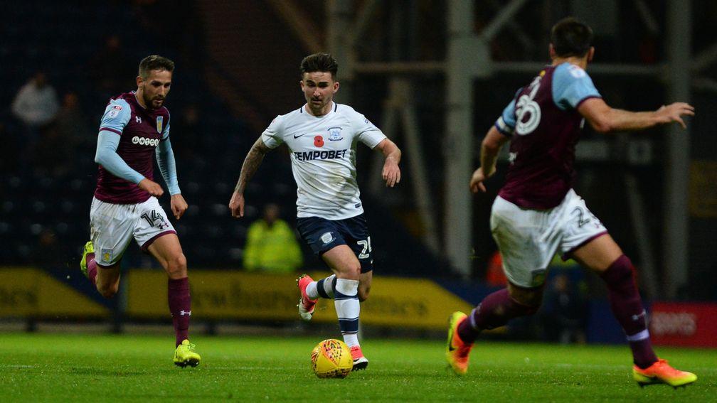Preston's top goalscorer Sean Maguire is back on the bench