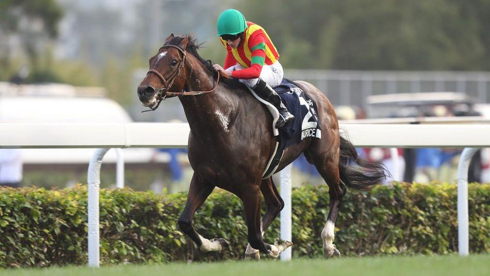 Maurice and Ryan Moore were superb in winning the Hong Kong Cup by three lengths