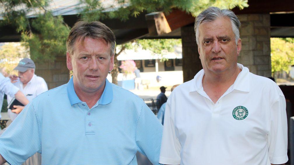 Fergus Galvin (left) and Adrian Regan started Hunter Valley Farm with two other Irish partners