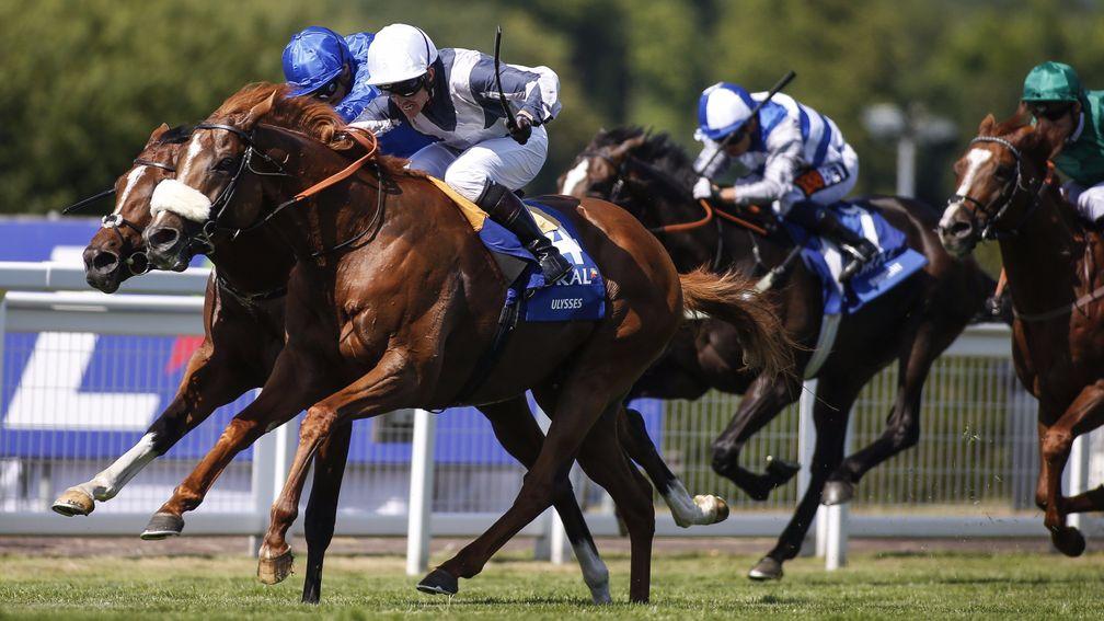 Ulysses and Jim Crowley: fended off Barney Roy in the Coral-Eclipse last month
