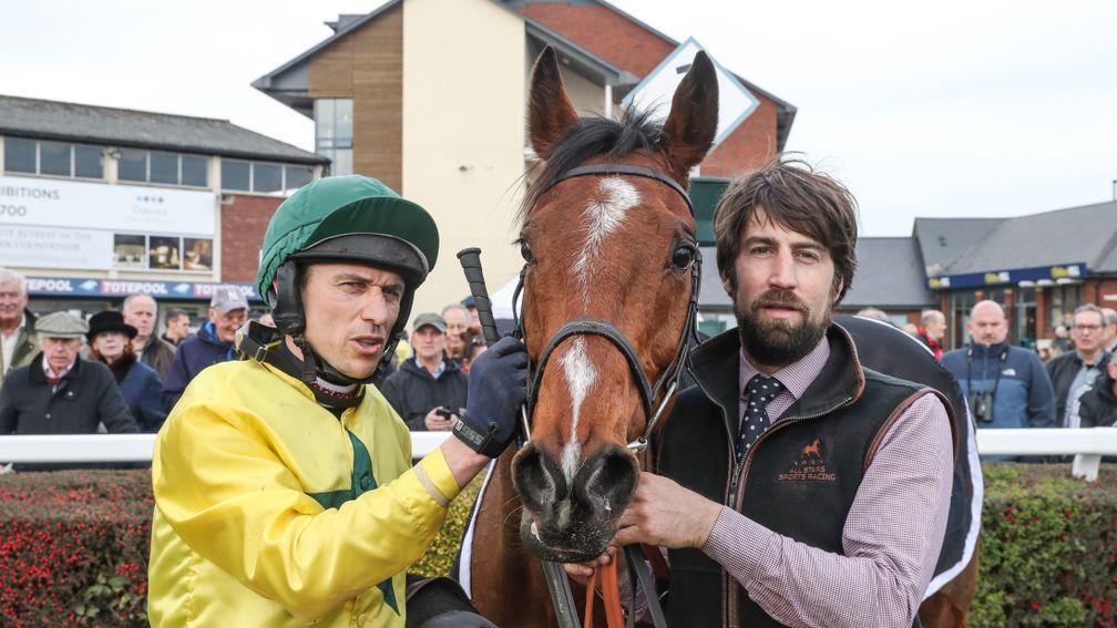Christian Williams (right) with Conas Taoi and Paddy Brennan