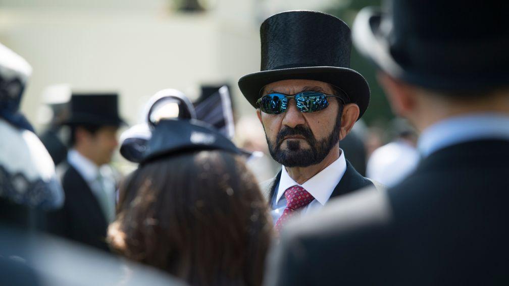 Sheikh Mohammed after the Queen Anne Stakes