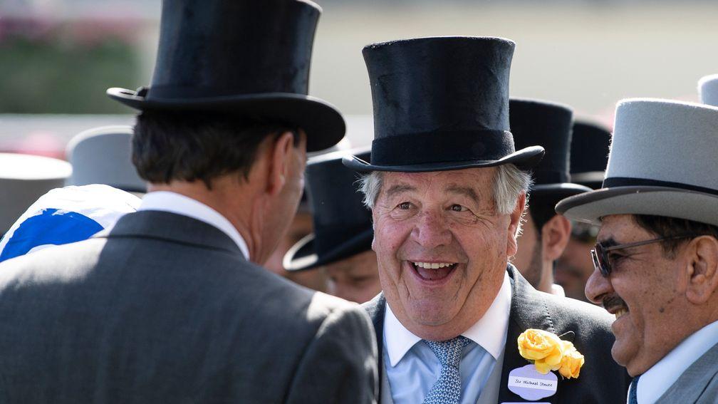 Sir Michael Stoute after Eqtidaar had won the Commonwealth CupRoyal Ascot 22.6.18 Pic: Edward Whitaker