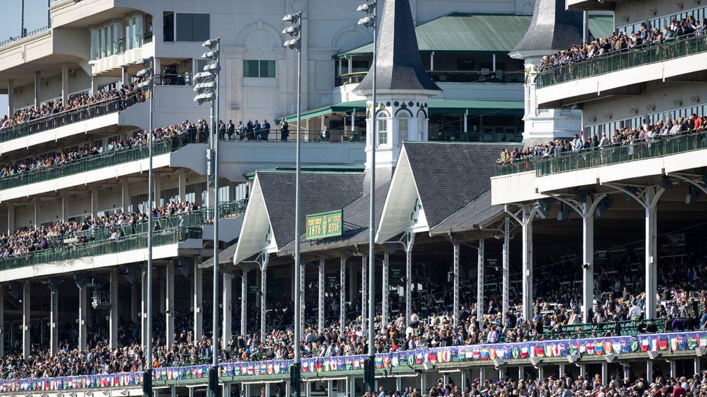 The Churchill Downs stand