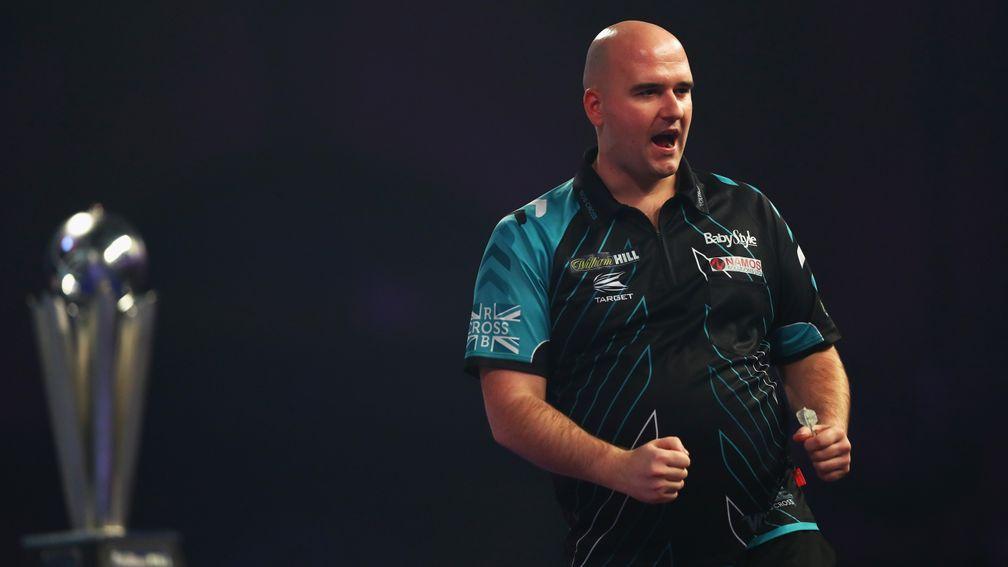 Rob Cross celebrates at the World Darts Championship, where hundreds of thousands of pounds is spent on security