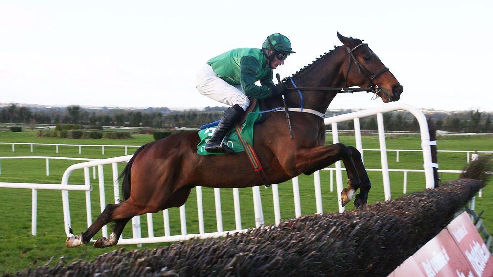 Jumping for fun: Footpad made a hugely impressive start to life over fences at Navan last month