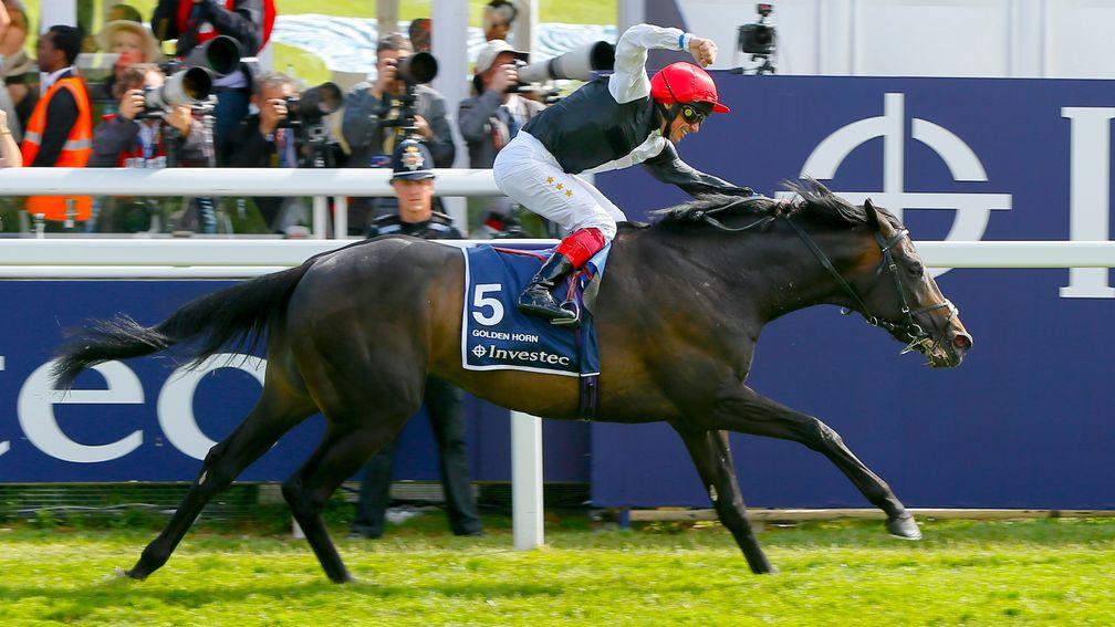 Dettori gallops to Derby glory on Golden Horn three years after his split with Godolphin