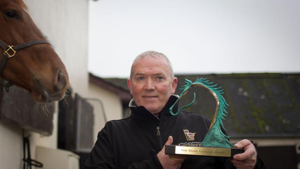 Jimmy 'Slim' O'Neill won the Irish racing excellence award last year