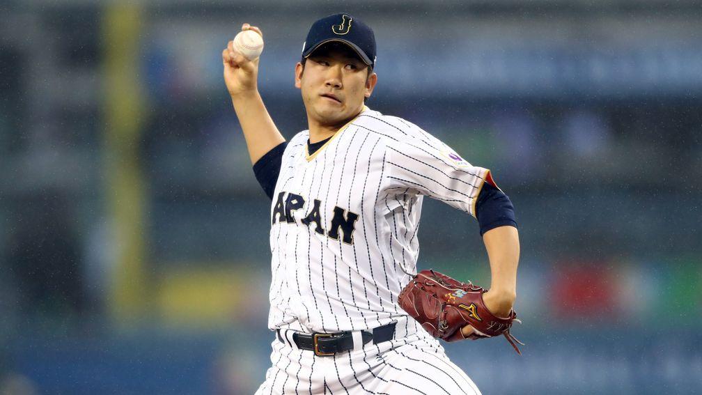 Japanese pitcher Tomoyuki Sugano