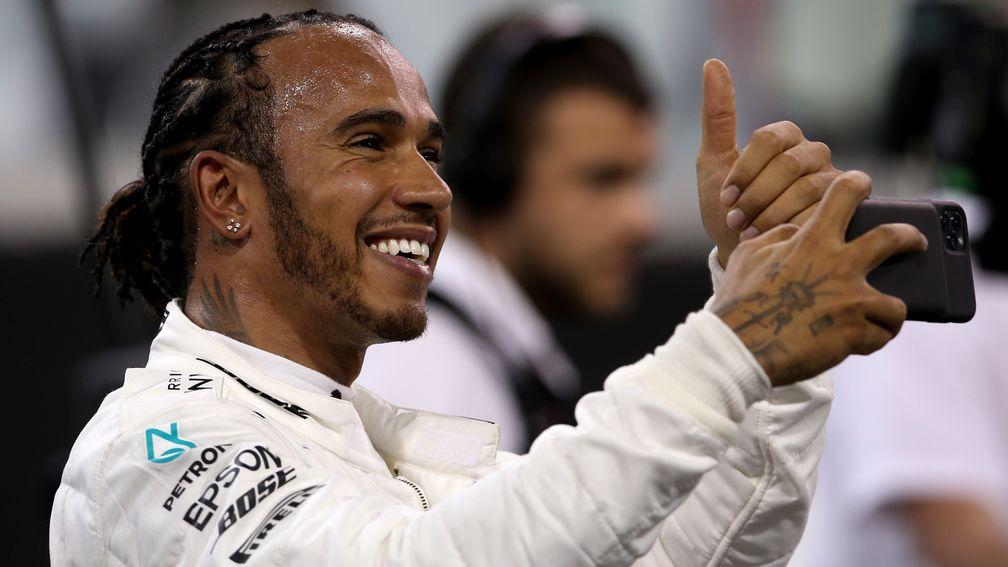 Lewis Hamilton ended a run of nine races without a pole position