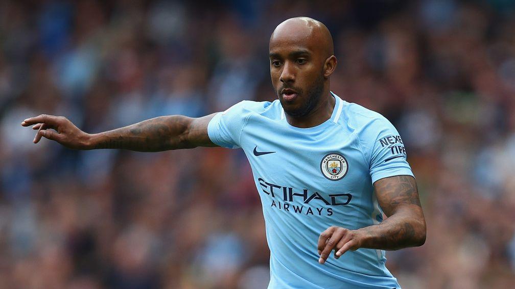 Fabian Delph of Manchester City in action