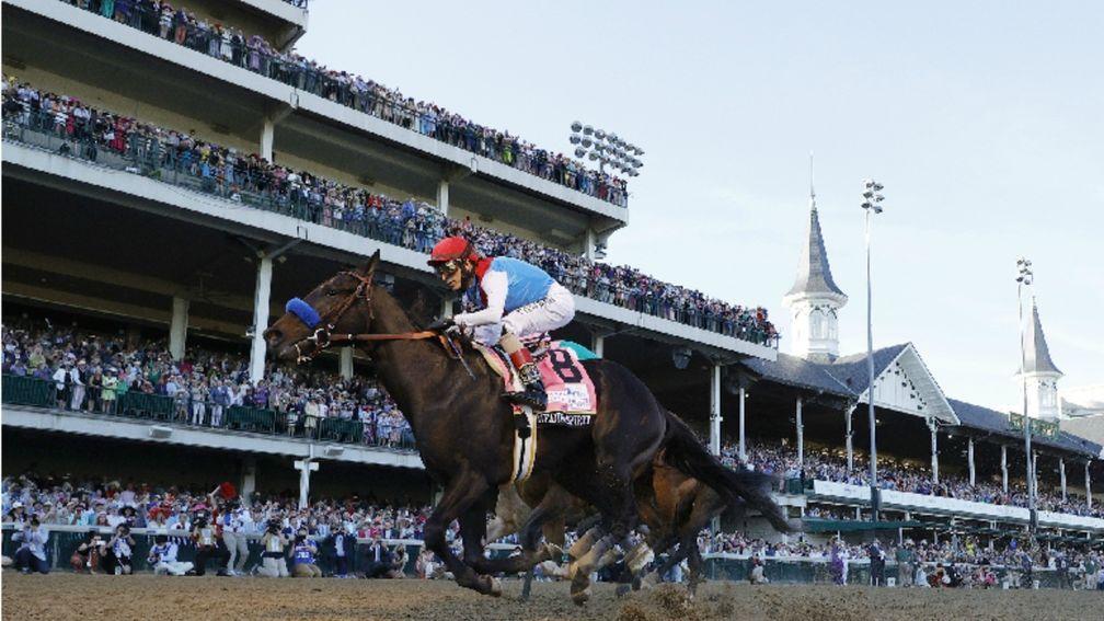 Medina Spirit is first past the post in the Kentucky Derby. He was later disqualified after testing positive for a prohibited substance