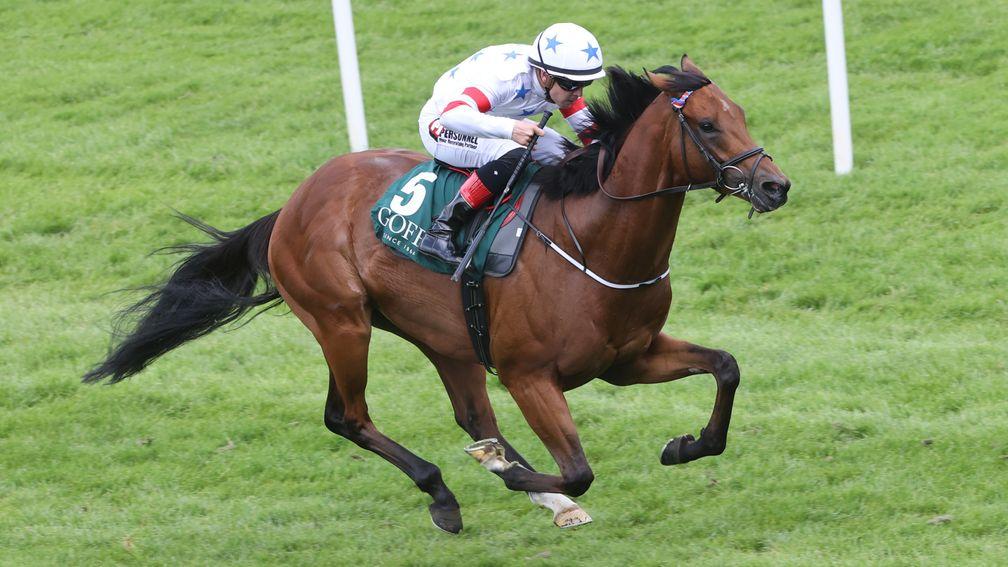 Twilight Jet bolts up in the Group 3 Goffs Lacken Stakes at Naas on Sunday