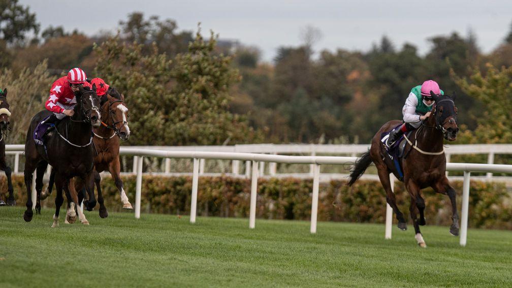 Masen runs out an impressive winner of the Knockaire Stakes at Leopardstown