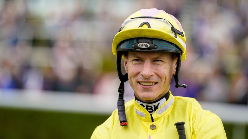 Richard Kingscote: a near 94-1 treble for the Derby hero at one of his favourite tracks