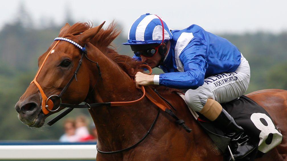 Mutakayyef and Dane O'Neill en route to a second success in Ascot's Summer Mile