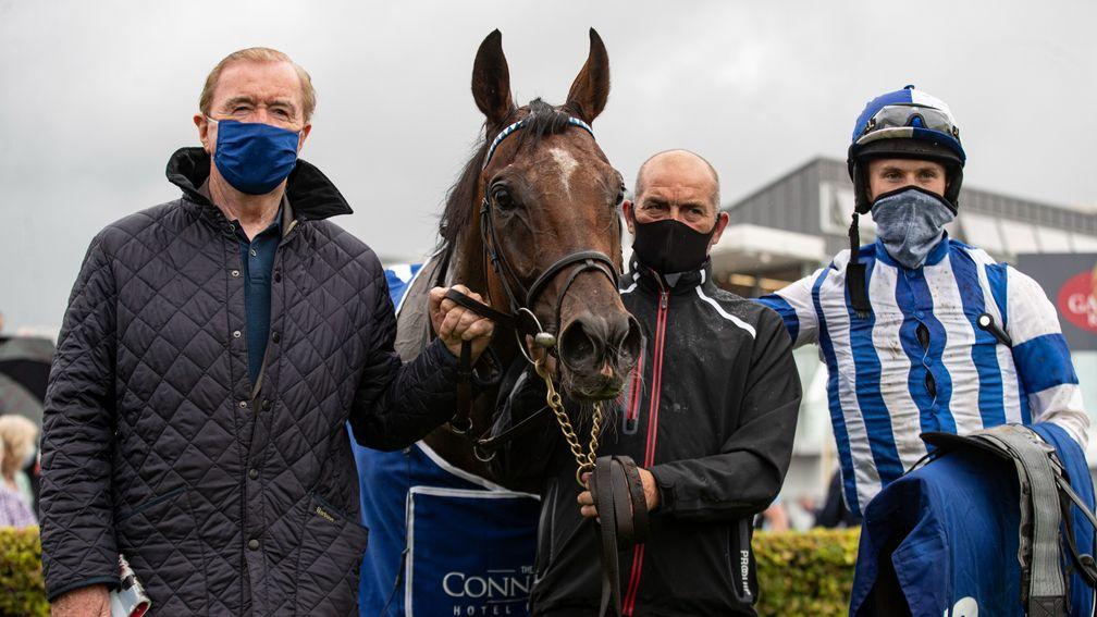 Dermot Weld (left): 'It was a lovely race to win – it's been a very lucky race for me'