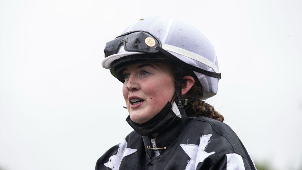 Julie McDonald: the 18-year-old rode her first winner at Fairyhouse on Sunday