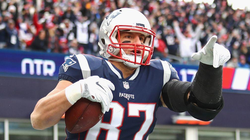 New England Patriots tight end Rob Gronkowski - built like a racehorse
