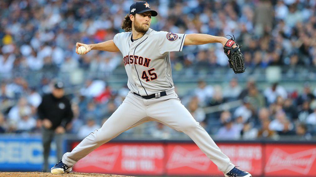 Houston Astros pitcher Gerrit Cole has allowed just one run in 22 playoff innings