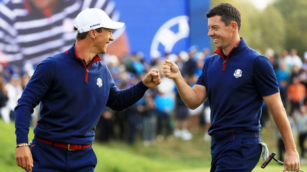 Former Ryder Cup star Thorbjorn Olesen (left) can revive his career this week