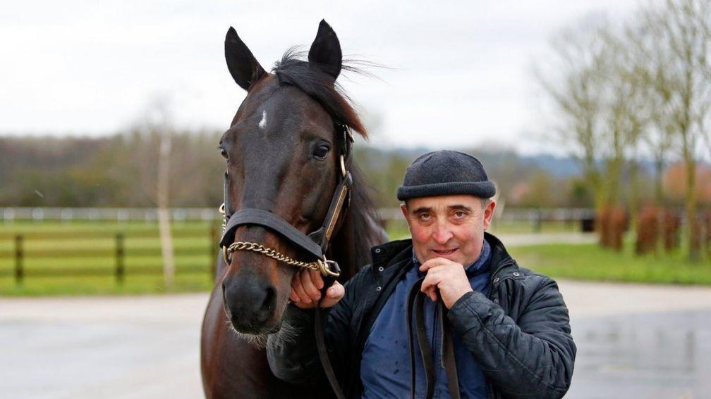 Christophe Toulorge and Bird Parker, the winner of more than €2m during his trotting career
