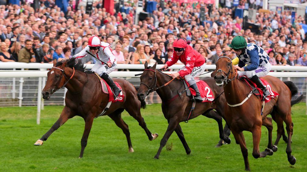 Tiger Cliff and Tom Queally pounce for an emotional win on the Knavesmire in 2013