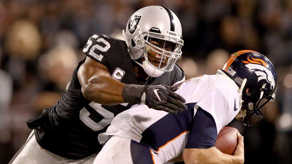 Oakland's Khalil Mack is fired up for the new campaign