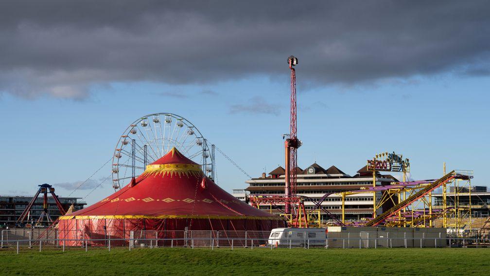 The Great Christmas Carnival at Newbury racecourse opens this weekend and will continue until 2nd January 2023 Newbury 22.11.22 Pic: Edward Whitaker