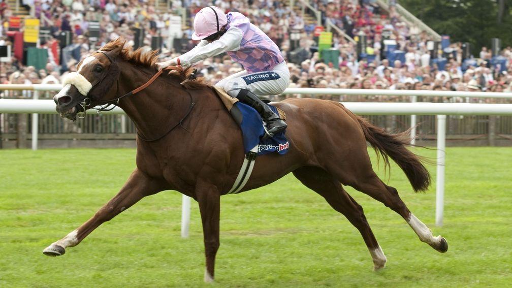 Sans Frontieres winning the Group 2 Princess of Wales's Stakes at the Newmarket July meeting