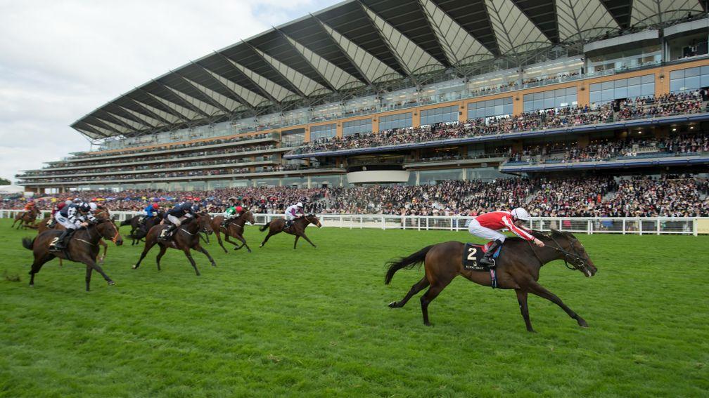 Ardad wins the 2016 Windsor Castle Stakes at Royal Ascot