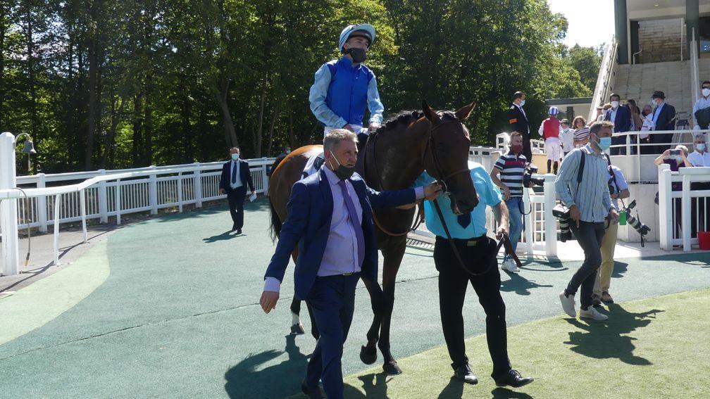 Prix d'Ispahan winner Persian King is being trained for the Prix Jacques le Marois