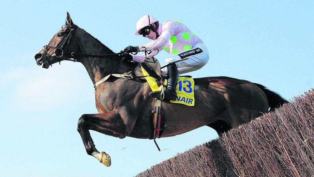 Vautour and Ruby Walsh on their way to victory in the Ryanair Chase