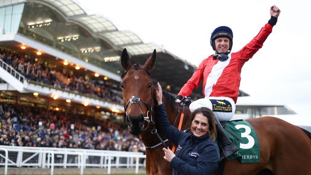 Jamie Codd: the most successful amateur at the Cheltenham Festival, pictured after winning the Champion Bumper aboard Envoi Allen last season