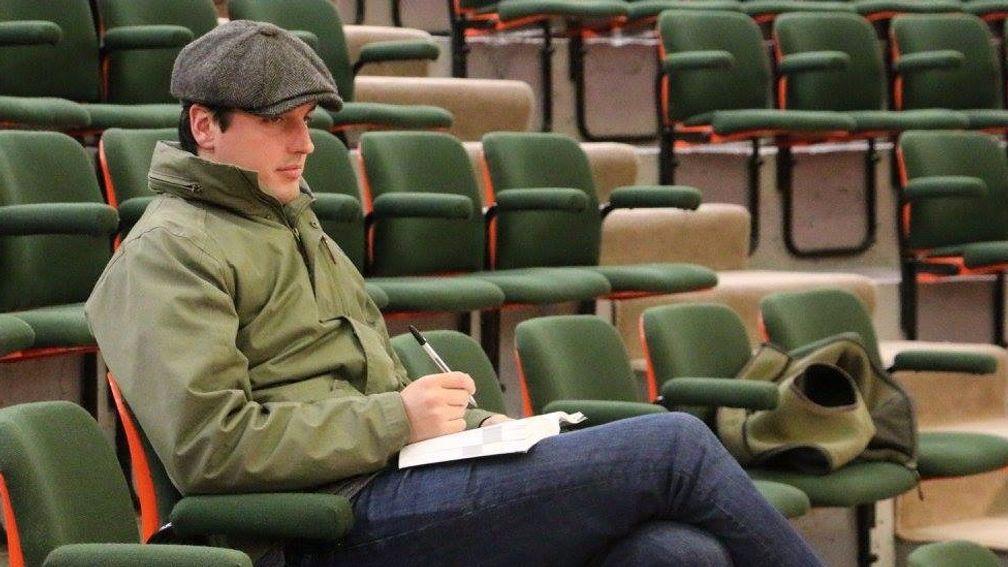 Jake Warren: at Goffs to support the first crop of Highclere Stud sire Cable Bay