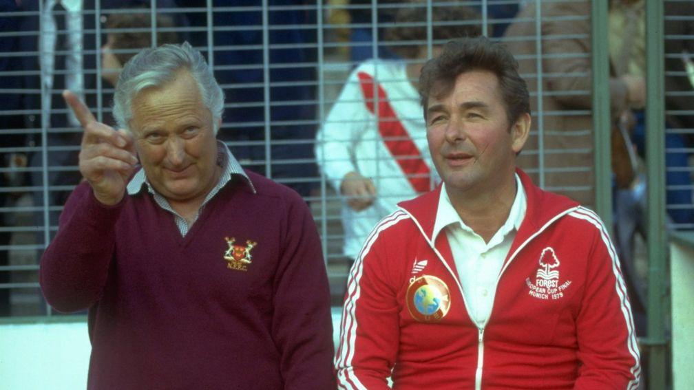 Brian Clough (right) and Peter Taylor rarely bought players at their peak
