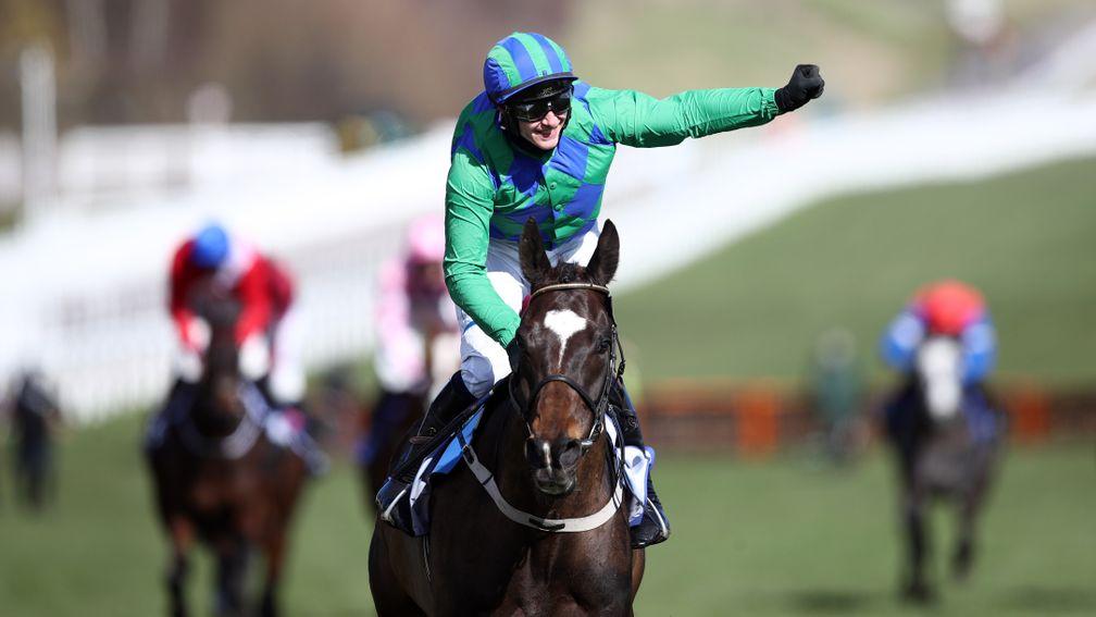 Paul Townend celebrates as Appreciate It runs out an impressive winner of the Sky Bet Supreme Novices' Hurdle on day one of the Cheltenham Festival
