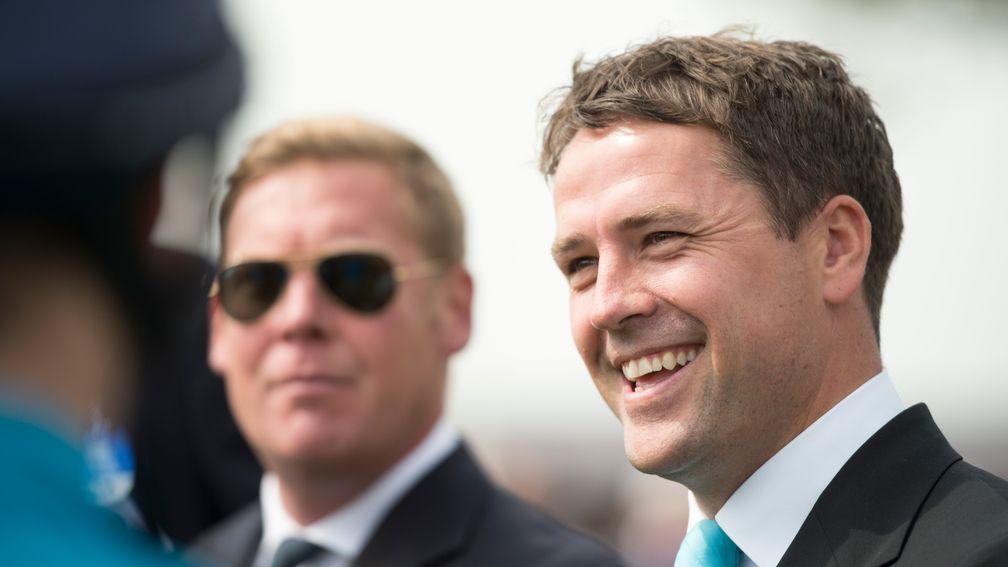 Michael Owen: after hanging up his football boots, he's now picking up a saddle