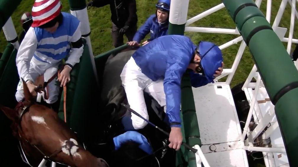 William Buick is left reeling from the blow