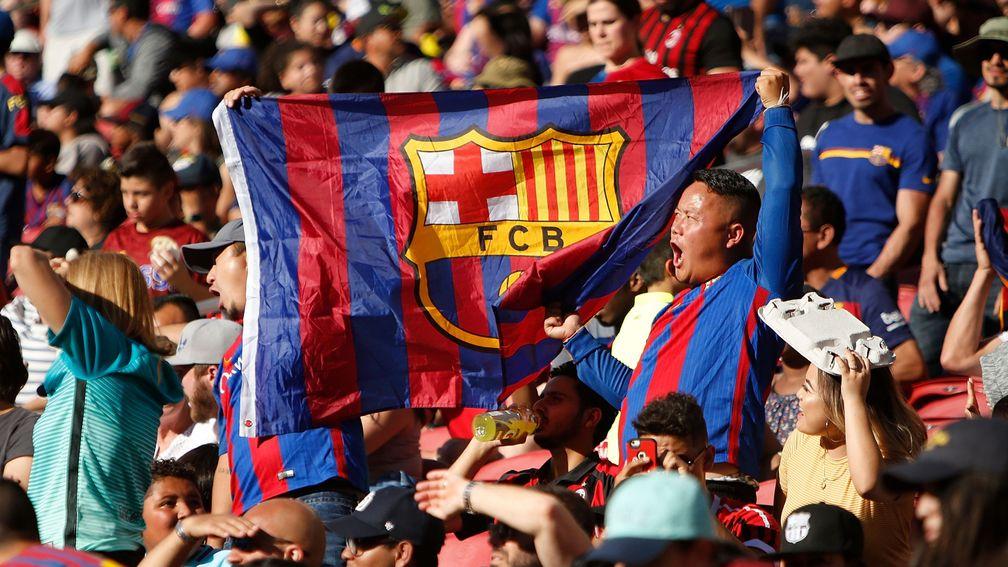 Barcelona fans at the International Champions Cup