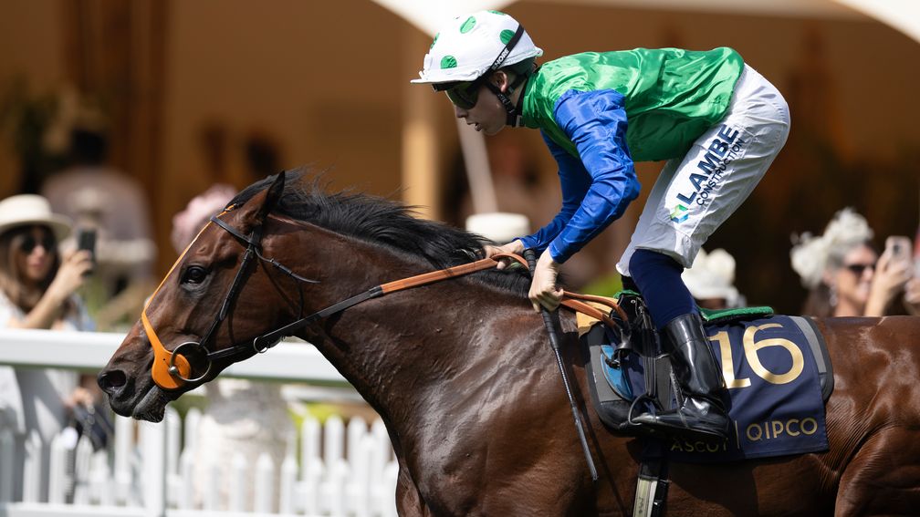 Rashabar ridden by Billy Loughnane wins the Coventry Stakes
