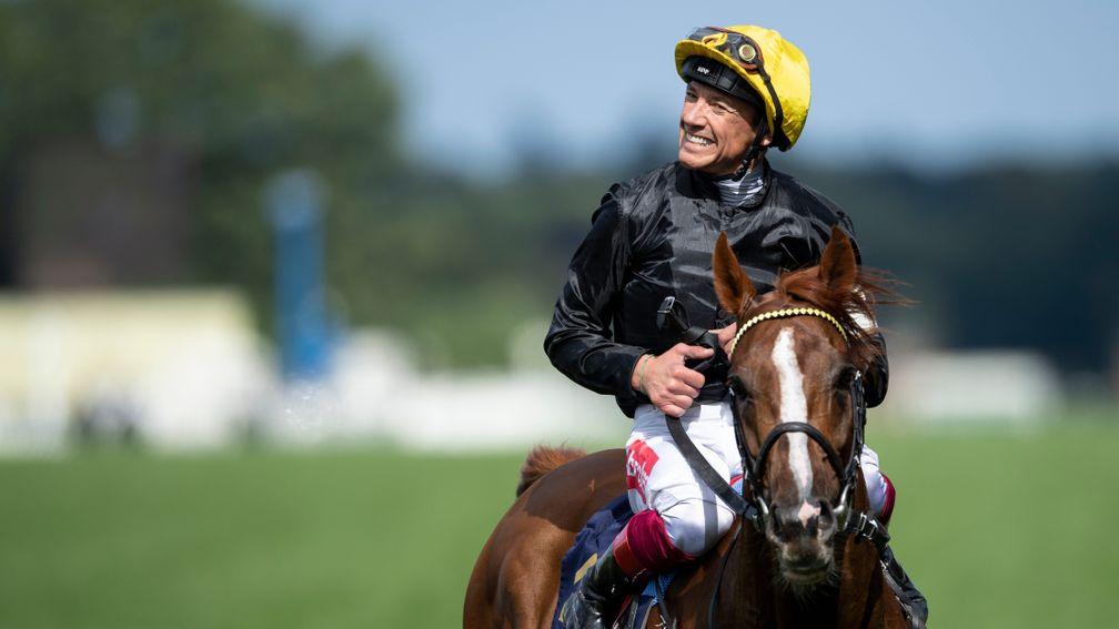 Frankie Dettori all smiles after winning last year's Ascot Gold Cup