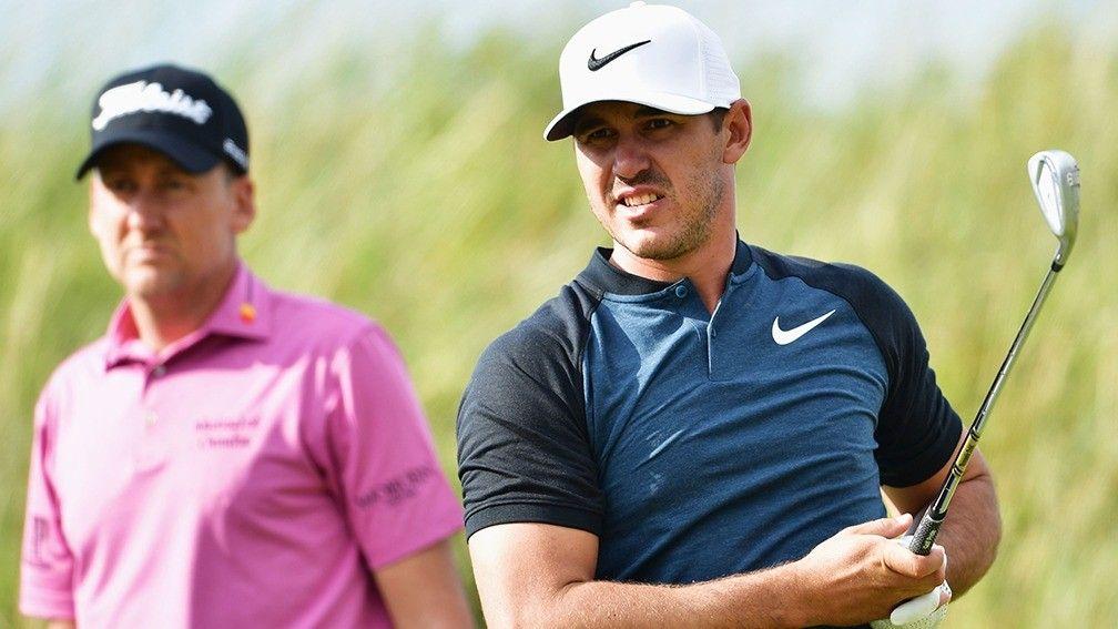 US Open champion Brooks Koepka tried to stay in touch
