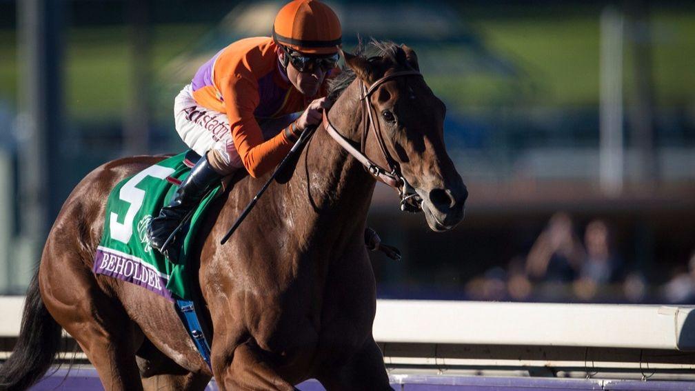 Beholder suffered her first defeat in over two years in the Clement L. Hirsch Stakes