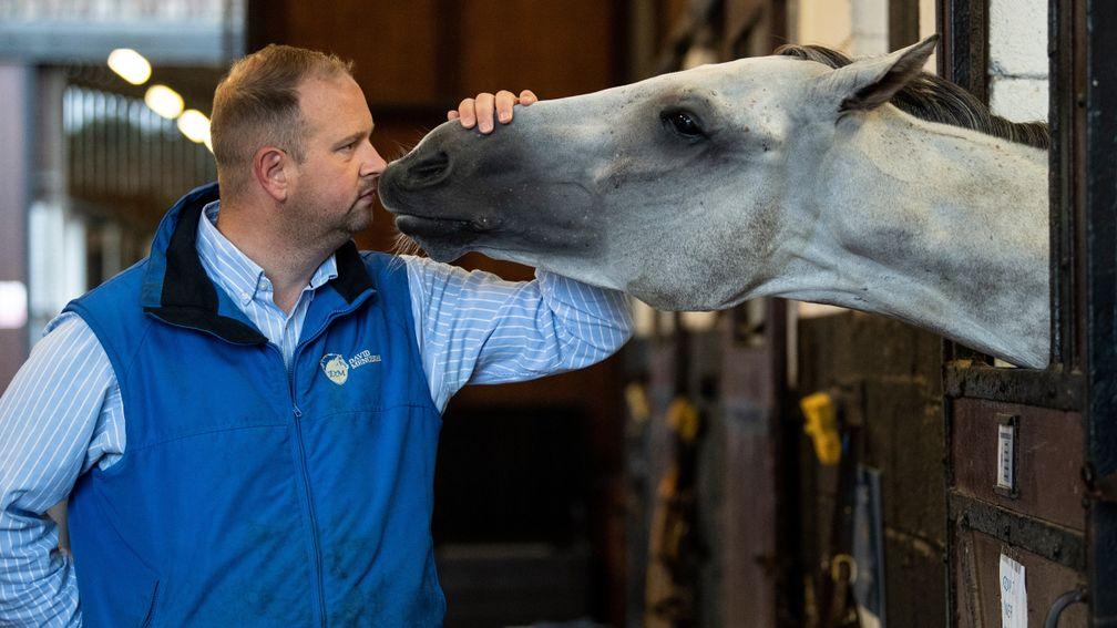 Best friends: David Menuisier and Thundering Blue up close and personal