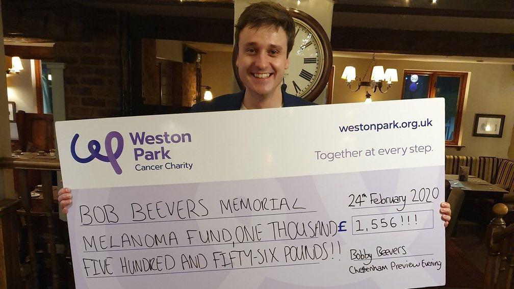 Bobby Beevers: raised £1,556 for the Bob Beevers Memorial Melanoma Fund